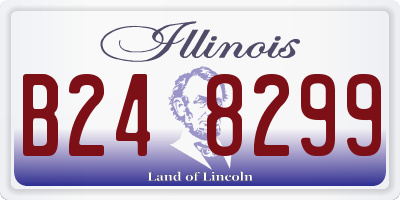 IL license plate B248299
