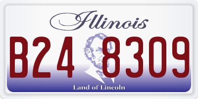 IL license plate B248309