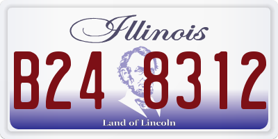 IL license plate B248312
