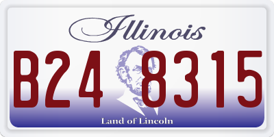 IL license plate B248315