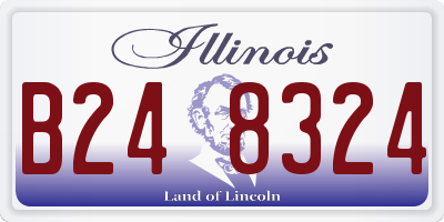 IL license plate B248324