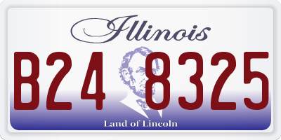 IL license plate B248325