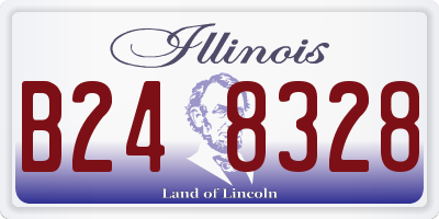 IL license plate B248328