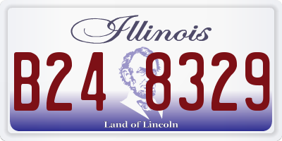 IL license plate B248329