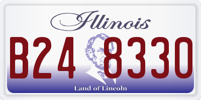 IL license plate B248330