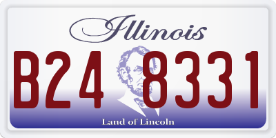 IL license plate B248331