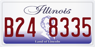 IL license plate B248335