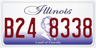 IL license plate B248338