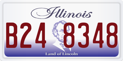 IL license plate B248348