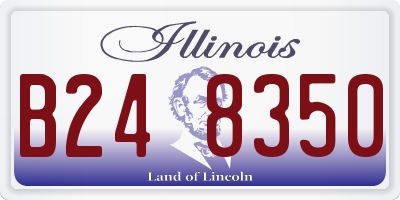 IL license plate B248350
