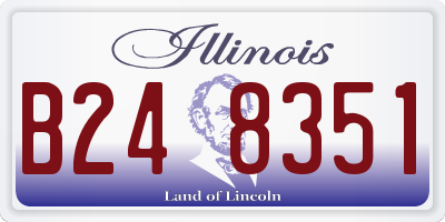 IL license plate B248351