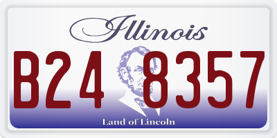 IL license plate B248357