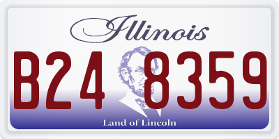 IL license plate B248359