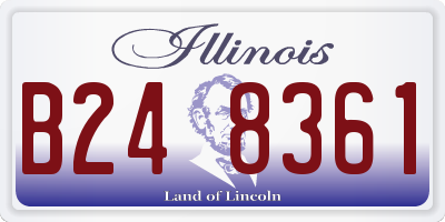 IL license plate B248361