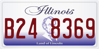 IL license plate B248369