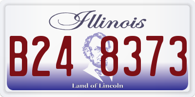 IL license plate B248373