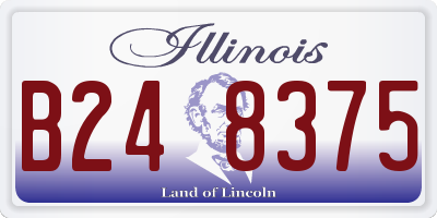 IL license plate B248375
