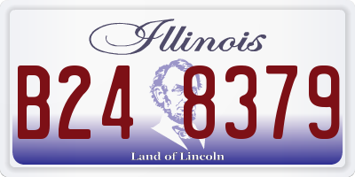 IL license plate B248379