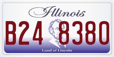 IL license plate B248380