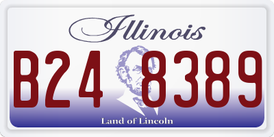 IL license plate B248389