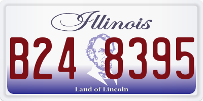 IL license plate B248395