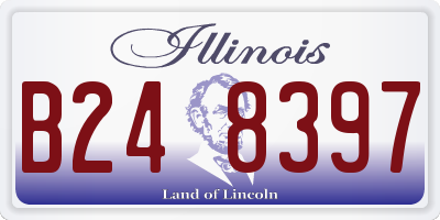 IL license plate B248397