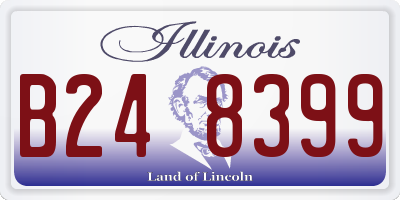IL license plate B248399