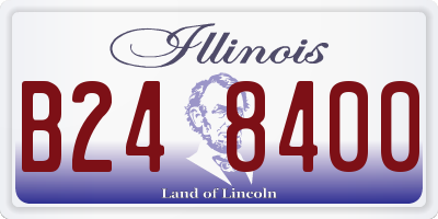 IL license plate B248400