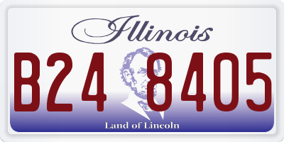 IL license plate B248405