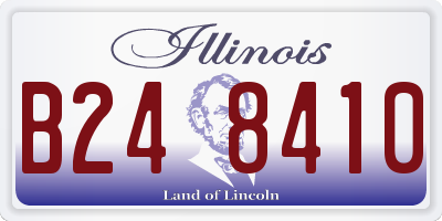 IL license plate B248410