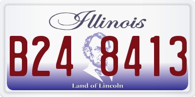 IL license plate B248413