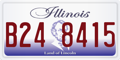 IL license plate B248415