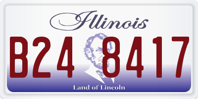 IL license plate B248417