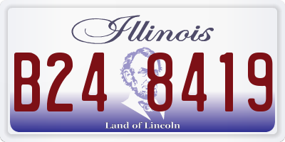 IL license plate B248419
