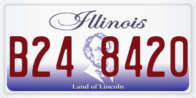 IL license plate B248420