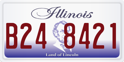 IL license plate B248421