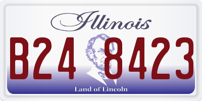 IL license plate B248423