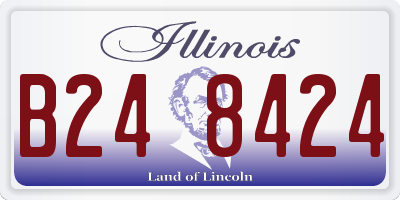 IL license plate B248424