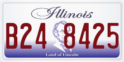 IL license plate B248425