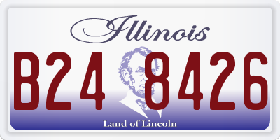 IL license plate B248426