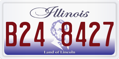 IL license plate B248427