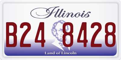 IL license plate B248428