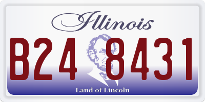 IL license plate B248431