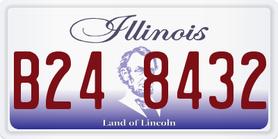 IL license plate B248432