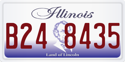 IL license plate B248435