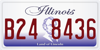 IL license plate B248436
