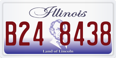 IL license plate B248438