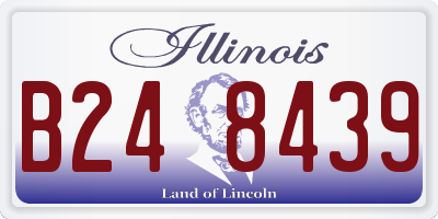IL license plate B248439