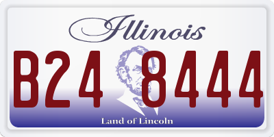 IL license plate B248444