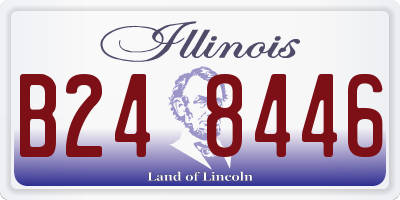 IL license plate B248446